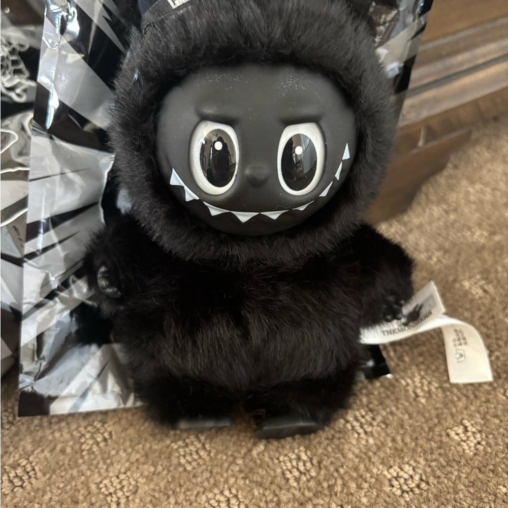 Custom Labubu Jet Black